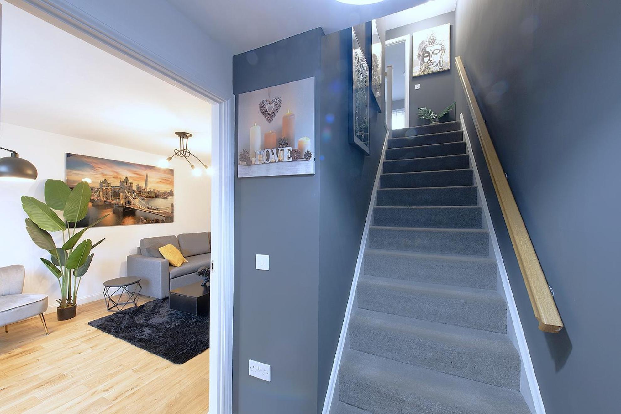 Edinburgh Luxury 4 Bedroom Townhouse With Free Parking Ngoại thất bức ảnh